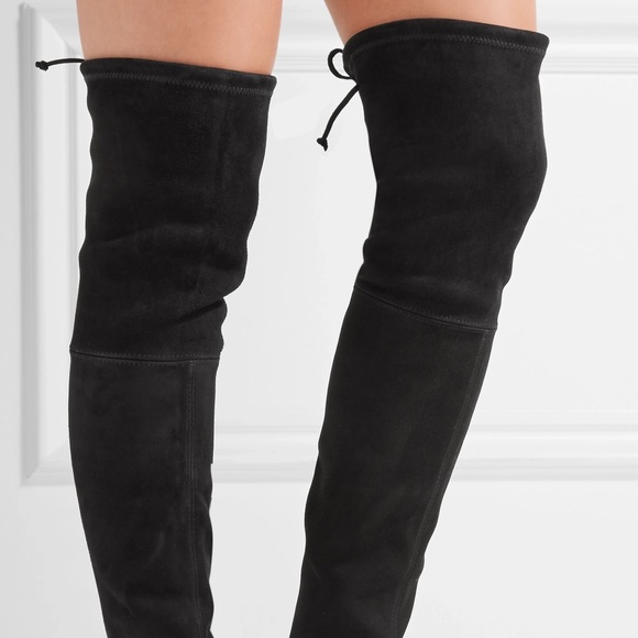 Stuart Weitzman Shoes - Stuart Weitzman Lowland Suede Thigh-High Boots